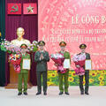 Công bố Quyết định của Bộ trưởng Bộ Công an và Ban Thường vụ Tỉnh ủy về công tác cán bộ
