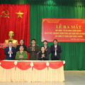 Xã Lam Sơn ra mắt mô hình "Tổ an ninh công nhân" và ký kết chương trình phồi hợp bảo đảm an ninh, trật tự