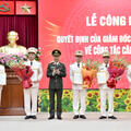 Công bố Quyết định của Giám đốc Công an tỉnh về công tác cán bộ