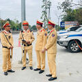 Ngày đầu ra quân bảo đảm trật tự an toàn giao thông Tết Nguyên đán Bính Ngọ