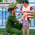 Tuyên truyền phòng ngừa đuối nước tại trường mầm non Đông Tiến