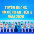 Công an Thanh Hóa có 3 cán bộ nữ được tuyên dương tại Lễ trao Giải thưởng “Phụ nữ Công an tiêu biểu” và biểu dương “Nữ Công an cơ sở xuất sắc” năm 2025