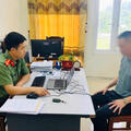 Công an xã Điền Lư nhanh chóng xác minh và xử lý trường hợp đăng tin sai sự thật trên mạng xã hội