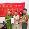 Công an phường Nam Sầm Sơn kịp thời phát hiện và hỗ trợ cháu bé đi lạc