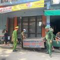 Công an phường Đông Quang quyết liệt lập lại trật tự đô thị, trật tự công cộng