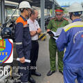 Công an phường Nghi Sơn tổng rà soát phương tiện xe mô tô của công nhân tại các khu công nghiệp