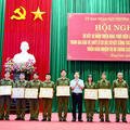 Phường Đông Sơn sơ kết 2 năm thực hiện Luật Lực lượng tham gia bảo vệ an ninh, trật tự ở cơ sở