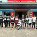 Phòng Cảnh sát cơ động kịp thời ngăn chặn vụ hỗn chiến của hai nhóm thanh thiếu niên, bắt giữ 9 đối tượng và thu giữ nhiều hung khí nguy hiểm