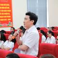 Công an xã Lưu Vệ phối hợp tuyên truyền phòng, chống tội phạm cướp tài sản