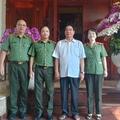 Thứ trưởng Đặng Hồng Đức thăm hỏi, tri ân các đồng chí nguyên lãnh đạo Bộ Công an