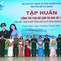 Phụ nữ Công an Thanh Hóa tham gia tập huấn kỹ năng giao tiếp, ứng xử