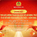 Đội tuyển lực lượng tham gia bảo vệ ANTT ở cơ sở tỉnh Thanh Hóa sẵn sàng tranh tài tại Chung kết Hội thi lực lượng tham gia bảo vệ ANTT  ở cơ sở giỏi toàn quốc (lần thứ I) năm 2026 tại thành phố Hải Phòng