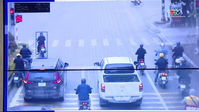 Phát hiện nhiều vi phạm giao thông nhờ hệ thống camera AI