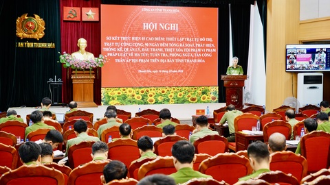 Sơ kết 3 cao điểm: Thiết lập trật tự đô thị, trật tự công cộng; 90 ngày đêm tổng rà soát, phát hiện, thống kê, quản lý, đấu tranh, triệt xóa tội phạm và vi phạm pháp luật về ma túy và tuần tra phòng ngừa, tấn công, trấn áp tội phạm