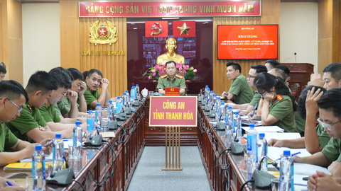 Khai giảng Lớp bồi dưỡng công tác tham mưu Công an nhân dân năm 2026