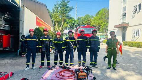 Kiểm tra công tác huấn luyện nghiệp vụ chữa cháy và cứu nạn cứu hộ 6 tháng cuối năm 2026