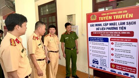 Thanh Hoá: Nâng hiệu quả quản lý phương tiện từ làm sạch dữ liệu đăng ký xe