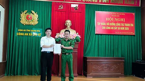 Tuổi trẻ xã Lưu Vệ tích cực tham gia nghĩa vụ Công an nhân dân