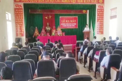 Xã Thái Hòa huyện Triệu Sơn: Ra mắt mô hình “Tiếng kẻng an ninh vì bình yên cuộc sống”