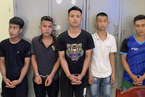 Công an huyện Triệu Sơn bắt 4 đối tượng cướp tài sản