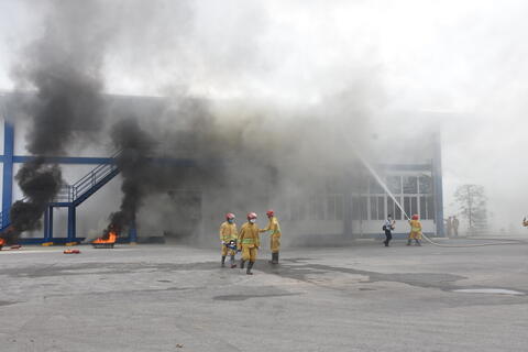 Diễn tập chữa cháy và cứu nạn, cứu hộ cấp tỉnh năm 2022 tại Khu công nghiệp Lễ Môn