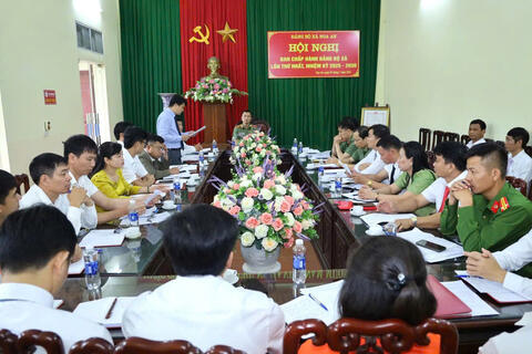 Giám đốc Công an tỉnh Thanh Hóa kiểm tra, chỉ đạo công tác tại xã Nga An trong ngày đầu vận hành chính quyền hai cấp
