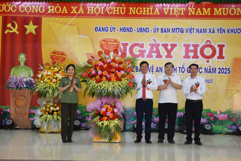 Sôi nổi Ngày hội "Toàn dân bảo vệ an ninh Tổ quốc" ở xã Yên Khương