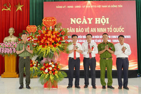 Thiếu tướng Tô Anh Dũng dự “Ngày hội toàn dân bảo vệ an ninh Tổ quốc” ở xã Đồng Tiến: “Hướng về cơ sở”, “Lấy dân làm gốc”, “Lấy khu dân cư là địa bàn hạt nhân”