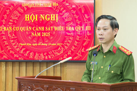 Hội nghị giao ban Cơ quan Cảnh sát điều tra Quý III năm 2025