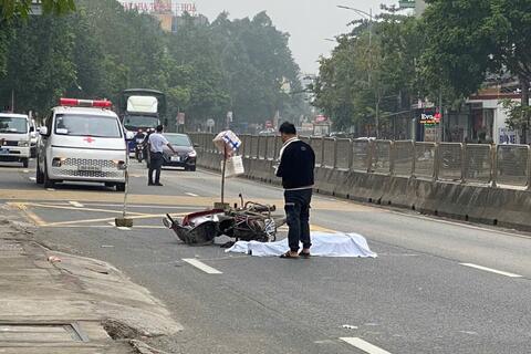Thanh Hoá: Người điều khiển xe mô tô không chú ý quan sát gây tai nạn giao thông, làm 01 người tử vong tại chỗ