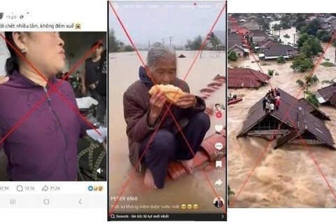 Cuộc chiến với tin giả thời bão lũ: Khi AI “vẽ” ra thảm họa