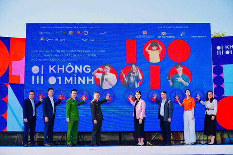 Lan tỏa thông điệp “Không một mình - Cùng nhau an toàn trực tuyến” đến hơn 1.000 học sinh, sinh viên tại Thanh Hóa