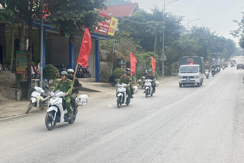 Công an xã Hồi Xuân ra quân tấn công trấn áp tội phạm bảo đảm an ninh, trật tự