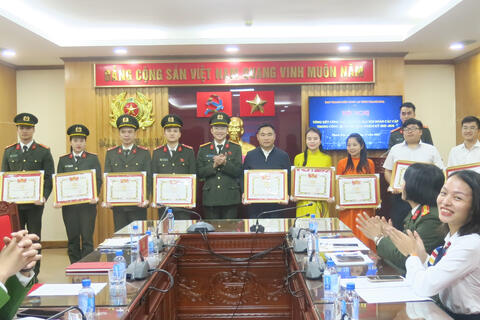 Hội nghị tổng kết công tác tổ chức Đại hội Đoàn các cấp trong Công an Thanh Hoá năm 2025