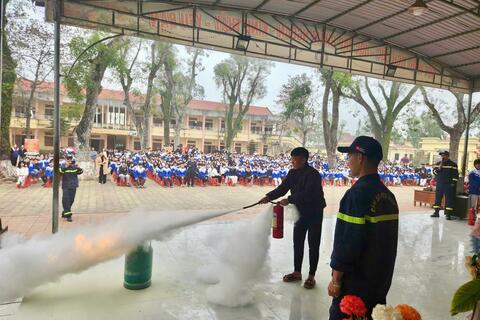 Gần 120.000 người được tham gia trải nghiệm, thực hành chữa cháy và cứu nạn cứu hộ