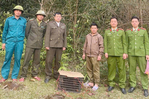 Công an xã Yên Nhân tăng cường công tác bảo vệ động vật hoang dã
