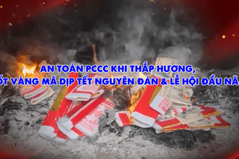 Khuyến cáo an toàn PCCC trong thắp hương thờ cúng và Lễ hội đầu năm 2026