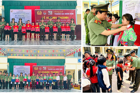 Lan tỏa tinh thần “Ba nhất”, tuổi trẻ Phòng An ninh đối ngoại chung tay vì học sinh vùng cao Pù Nhi