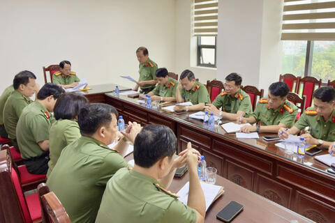 Hội nghị rà soát, đánh giá tiến độ triển khai kế hoạch tổ chức kỷ niệm 80 năm Ngày truyền thống lực lượng An ninh nhân dân