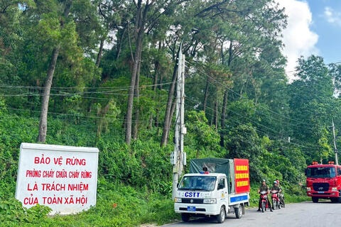 Công an phường Đông Sơn chủ động triển khai các biện pháp phòng ngừa cháy rừng trong mùa nắng nóng