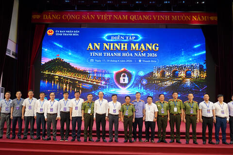 Diễn tập an ninh mạng tỉnh Thanh Hóa năm 2026: Nâng cao năng lực ứng phó trước các nguy cơ trên không gian mạng