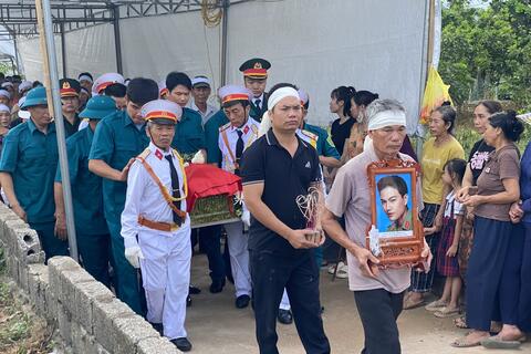 Thư cảm ơn của gia đình liệt sĩ Nguyễn Trọng Cát