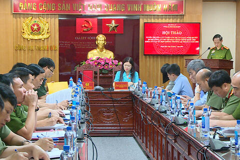 Công an Thanh Hoá tổ chức Hội nghị lấy ý kiến góp ý các dự án luật do Bộ Công an chủ trì soạn thảo