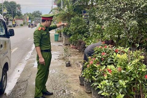 Công an xã Thiệu Hóa chấn chỉnh trật tự an toàn giao thông, trật tự công cộng trong dịp nghỉ lễ Quốc Khánh