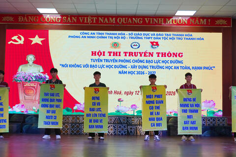 Sôi nổi Hội thi hùng biện, tiểu phẩm truyền thông về phòng, chống bạo lực học đường