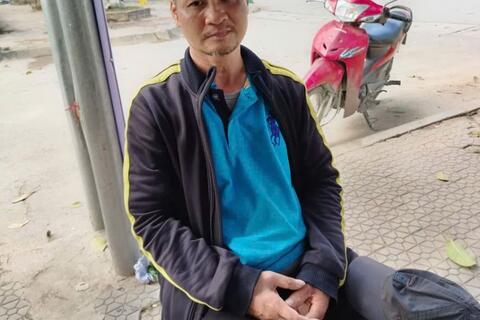 Công an phường Bỉm Sơn hỗ trợ tìm thấy người đàn ông bị thất lạc