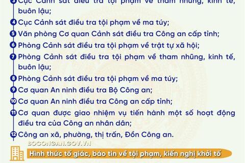 Hướng dẫn tố giác, báo tin về tội phạm, kiến nghị khởi tố từ ngày 01/3/2025