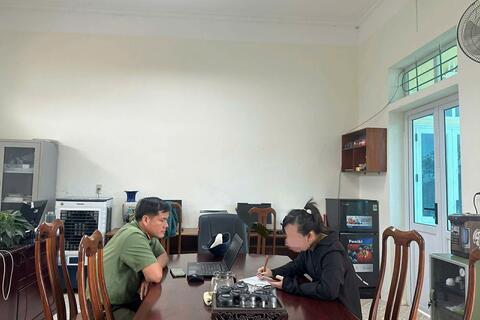 Công an xã Nông Cống tăng cường xử lý các hành vi vi phạm trên không gian mạng