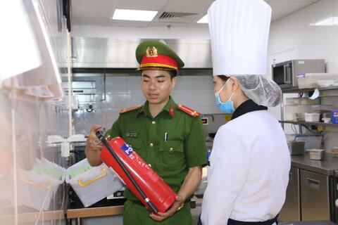 Kiểm tra an toàn PCCC tại Khách sạn Vinpearl Hotel Thanh Hóa