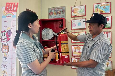 Tăng cường phòng, chống cháy nổ tại các cơ sở giáo dục mầm non tư thục tại TP Thanh Hóa